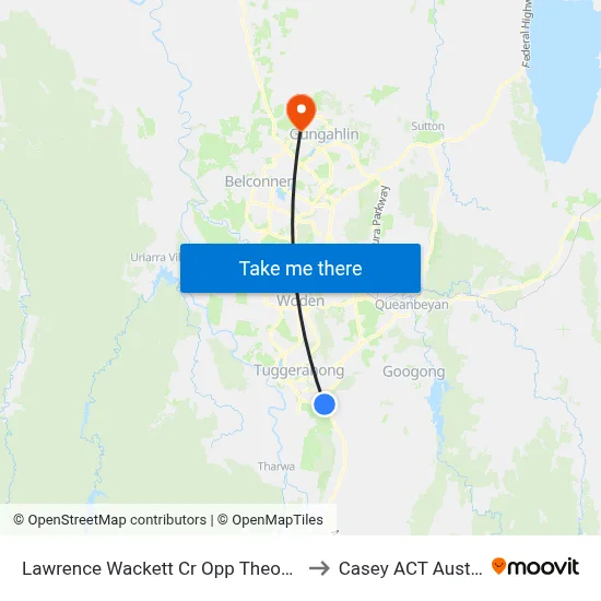 Lawrence Wackett Cr Opp Theodore Ps to Casey ACT Australia map