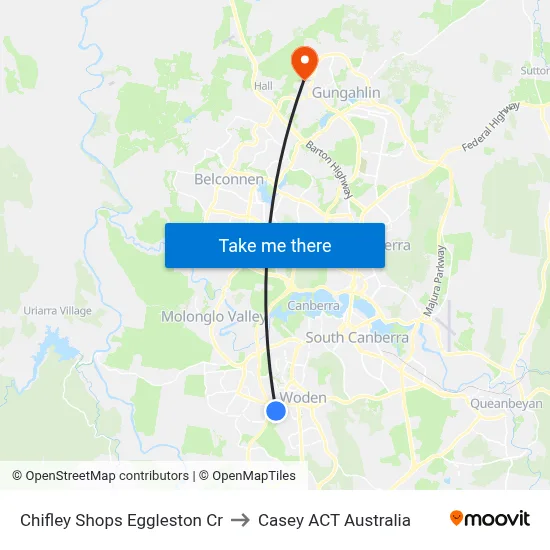 Chifley Shops Eggleston Cr to Casey ACT Australia map