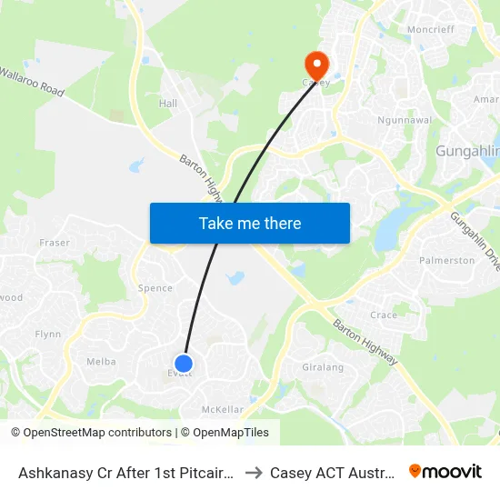 Ashkanasy Cr After 1st Pitcairn St to Casey ACT Australia map