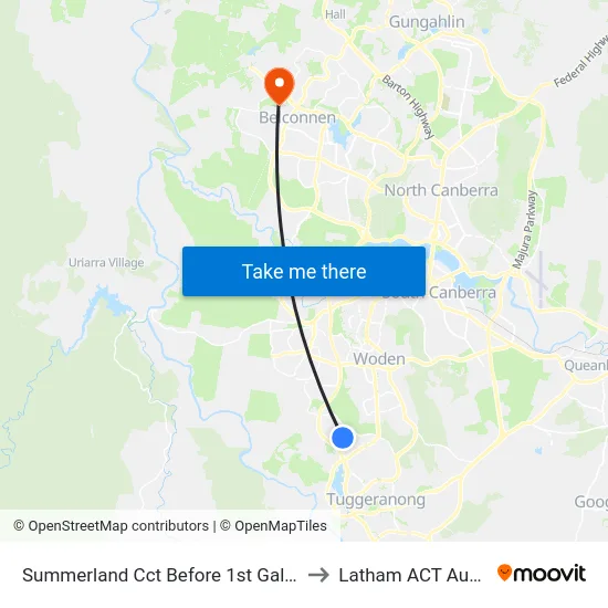 Summerland Cct Before 1st Gallagher St to Latham ACT Australia map