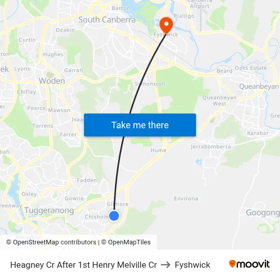 Heagney Cr After 1st Henry Melville Cr to Fyshwick map