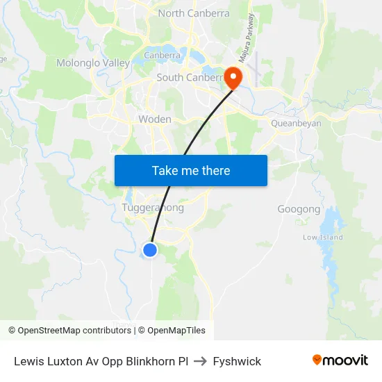 Lewis Luxton Av Opp Blinkhorn Pl to Fyshwick map