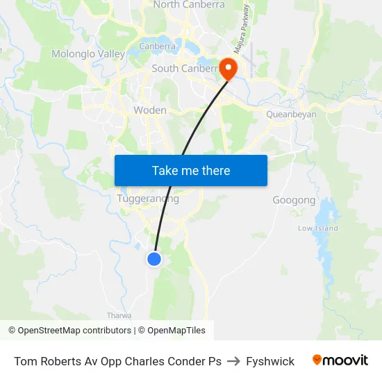 Tom Roberts Av Opp Charles Conder Ps to Fyshwick map