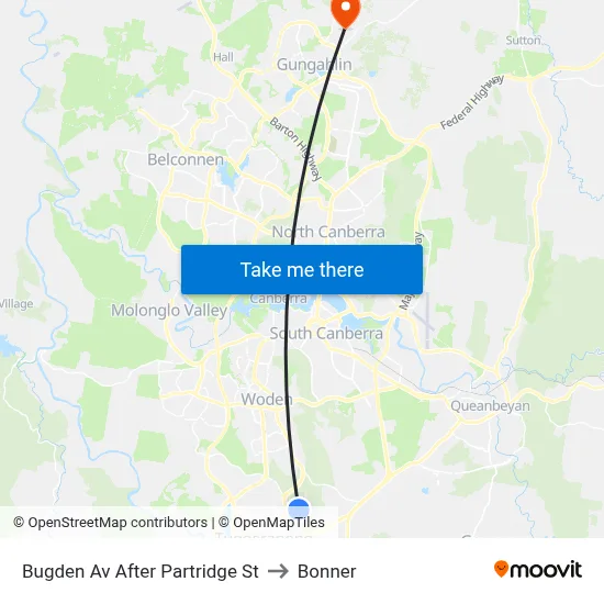 Bugden Av After Partridge St to Bonner map