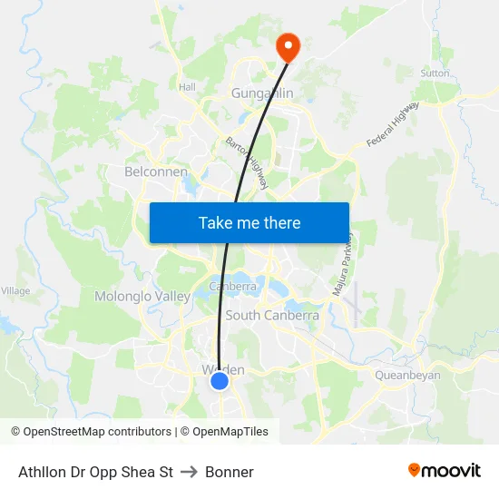 Athllon Dr Opp Shea St to Bonner map