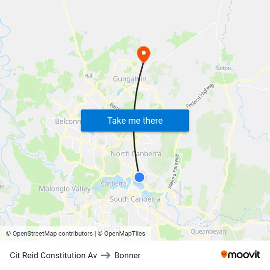 Cit Reid Constitution Av to Bonner map