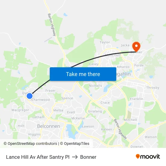 Lance Hill Av After Santry Pl to Bonner map