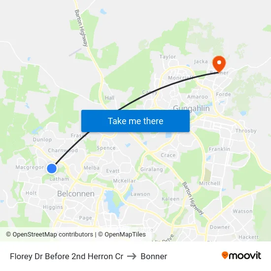 Florey Dr Before 2nd Herron Cr to Bonner map