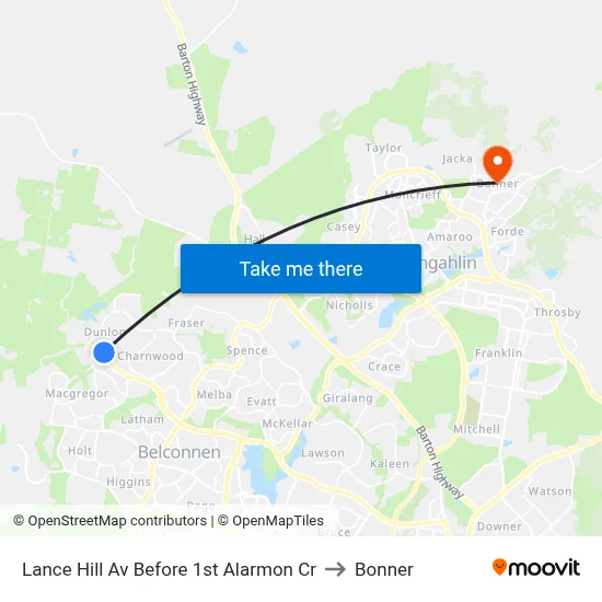 Lance Hill Av Before 1st Alarmon Cr to Bonner map