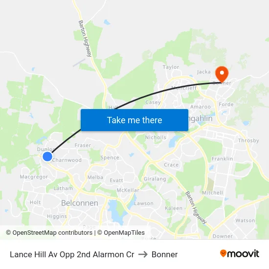 Lance Hill Av Opp 2nd Alarmon Cr to Bonner map