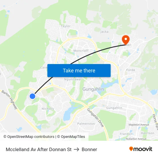 Mcclelland Av After Donnan St to Bonner map