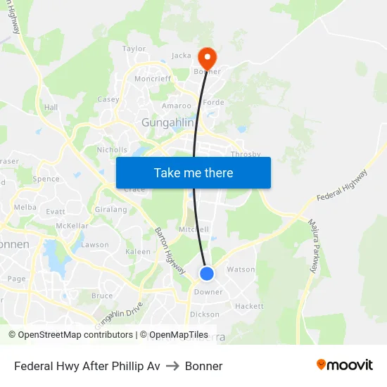 Federal Hwy After Phillip Av to Bonner map