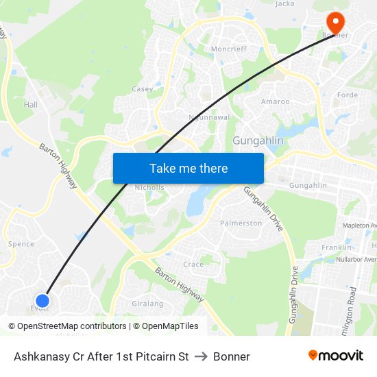 Ashkanasy Cr After 1st Pitcairn St to Bonner map