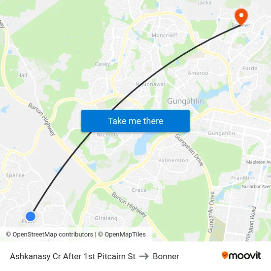 Ashkanasy Cr After 1st Pitcairn St to Bonner map