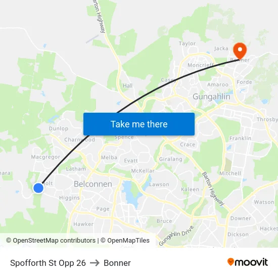 Spofforth St Opp 26 to Bonner map