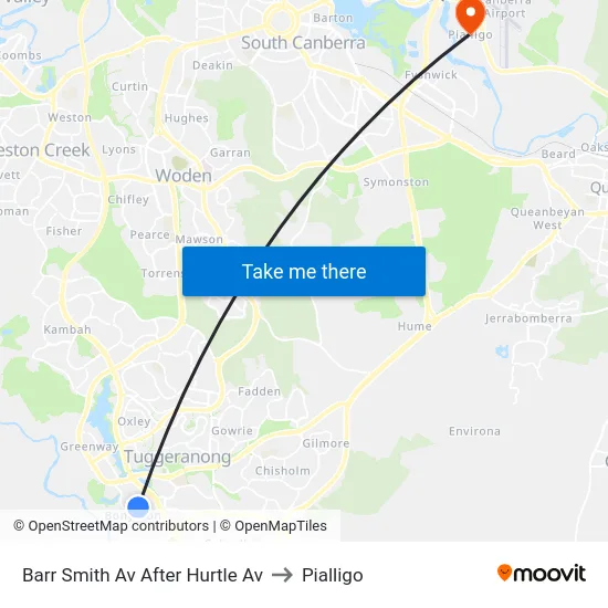 Barr Smith Av After Hurtle Av to Pialligo map