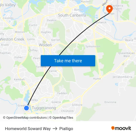 Homeworld Soward Way to Pialligo map
