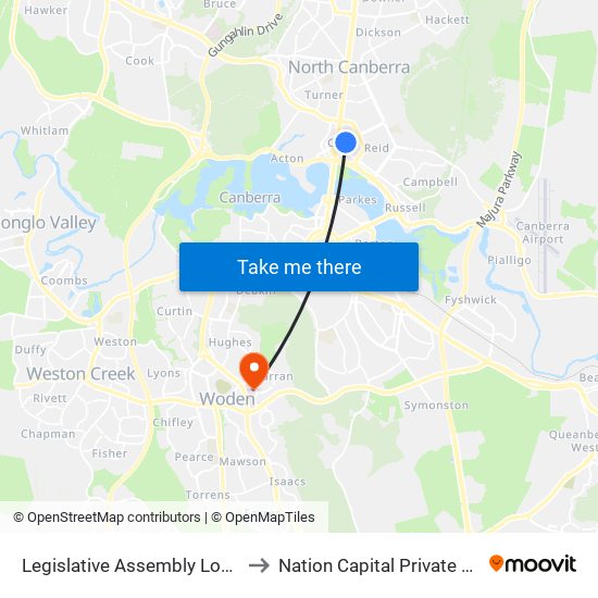 Legislative Assembly London Cct to Nation Capital Private Hospital map