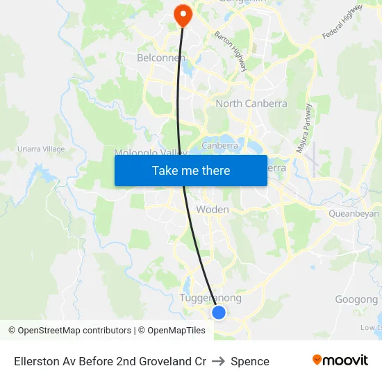 Ellerston Av Before 2nd Groveland Cr to Spence map