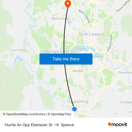 Hurtle Av Opp Ebenezer St to Spence map