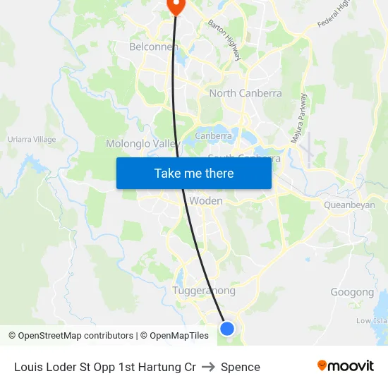 Louis Loder St Opp 1st Hartung Cr to Spence map