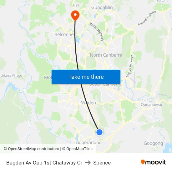 Bugden Av Opp 1st Chataway Cr to Spence map