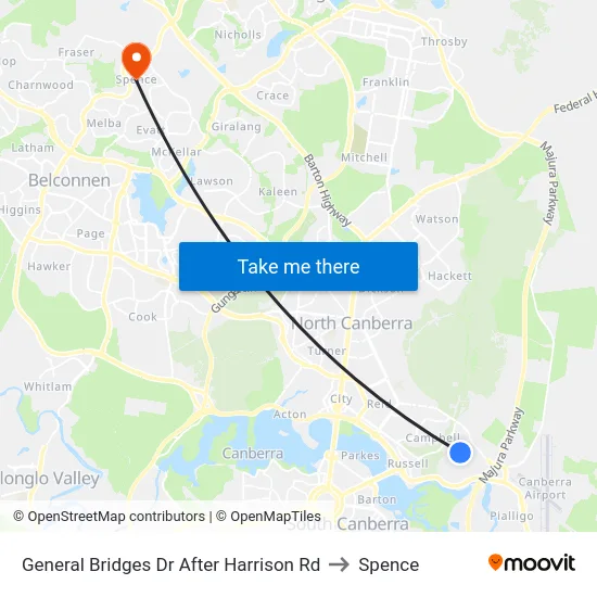 General Bridges Dr After Harrison Rd to Spence map