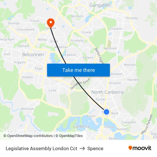 Legislative Assembly London Cct to Spence map