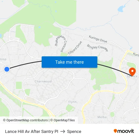 Lance Hill Av After Santry Pl to Spence map