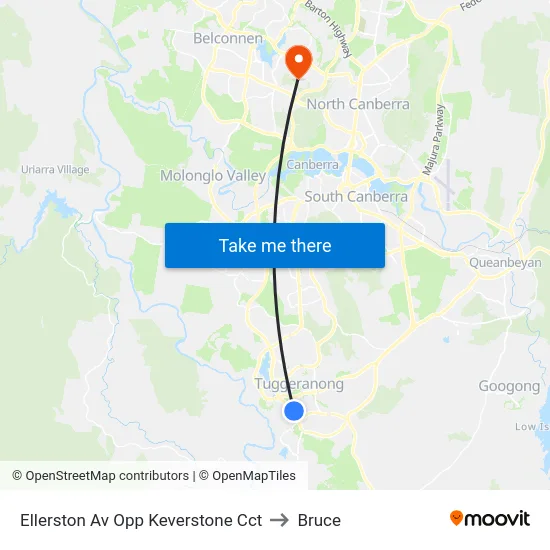 Ellerston Av Opp Keverstone Cct to Bruce map