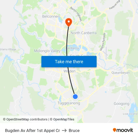 Bugden Av After 1st Appel Cr to Bruce map