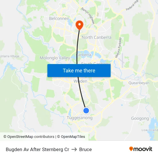 Bugden Av After Sternberg Cr to Bruce map