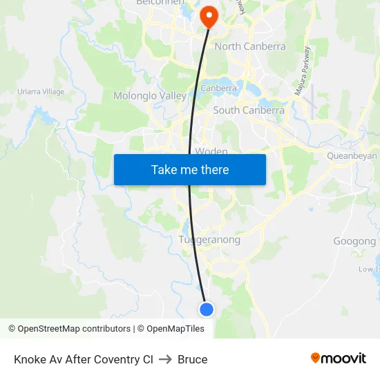 Knoke Av After Coventry Cl to Bruce map