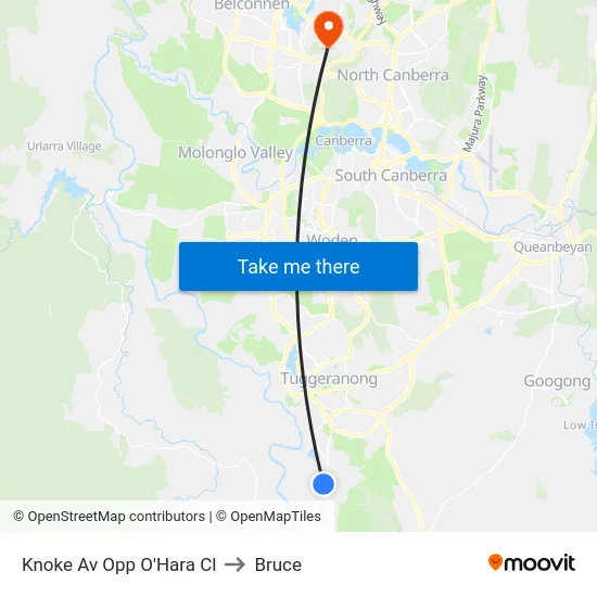 Knoke Av Opp O'Hara Cl to Bruce map