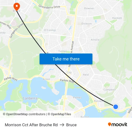 Morrison Cct After Bruche Rd to Bruce map