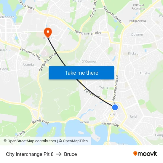 City Interchange Plt 8 to Bruce map