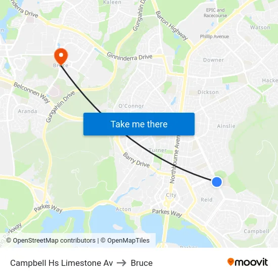 Campbell Hs Limestone Av to Bruce map
