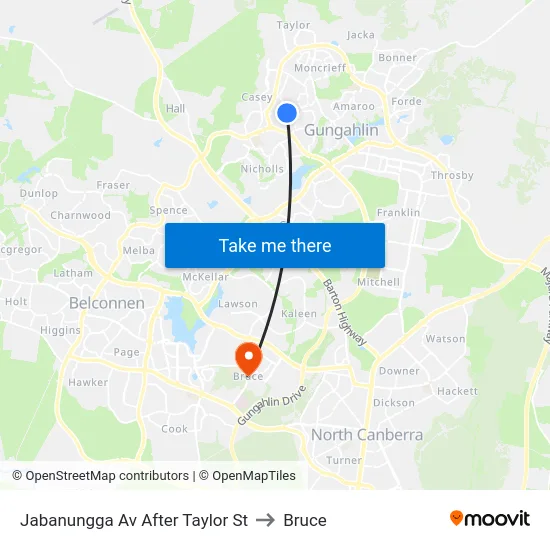 Jabanungga Av After Taylor St to Bruce map