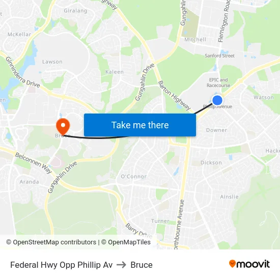 Federal Hwy Opp Phillip Av to Bruce map