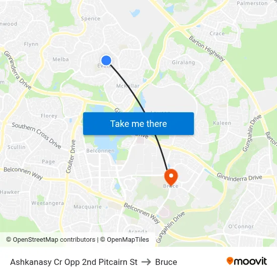 Ashkanasy Cr Opp 2nd Pitcairn St to Bruce map