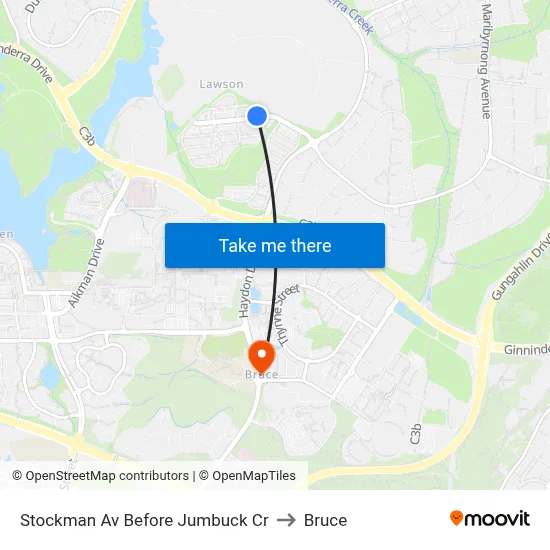 Stockman Av Before Jumbuck Cr to Bruce map