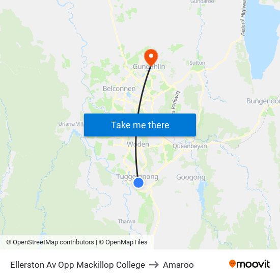 Ellerston Av Opp Mackillop College to Amaroo map