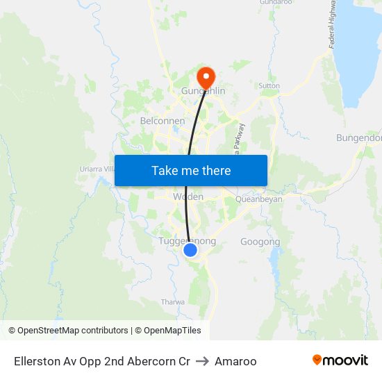 Ellerston Av Opp 2nd Abercorn Cr to Amaroo map