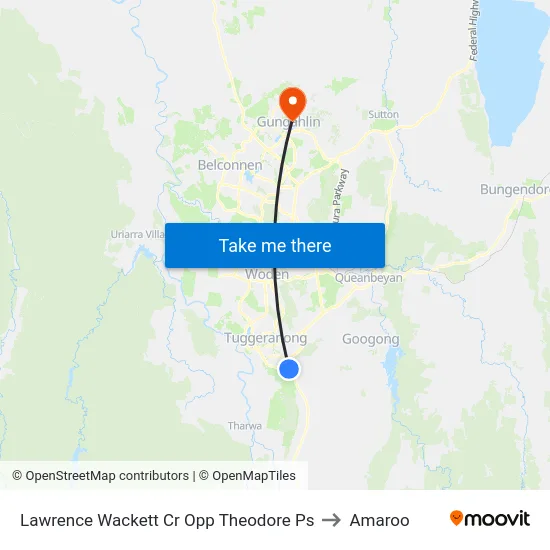 Lawrence Wackett Cr Opp Theodore Ps to Amaroo map