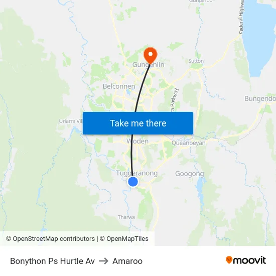 Bonython Ps Hurtle Av to Amaroo map