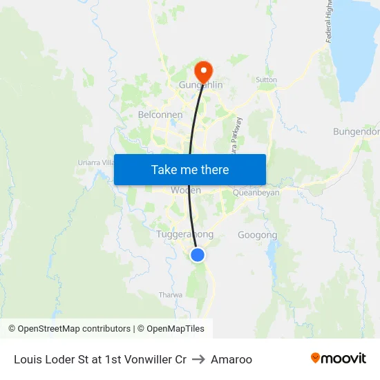 Louis Loder St at 1st Vonwiller Cr to Amaroo map