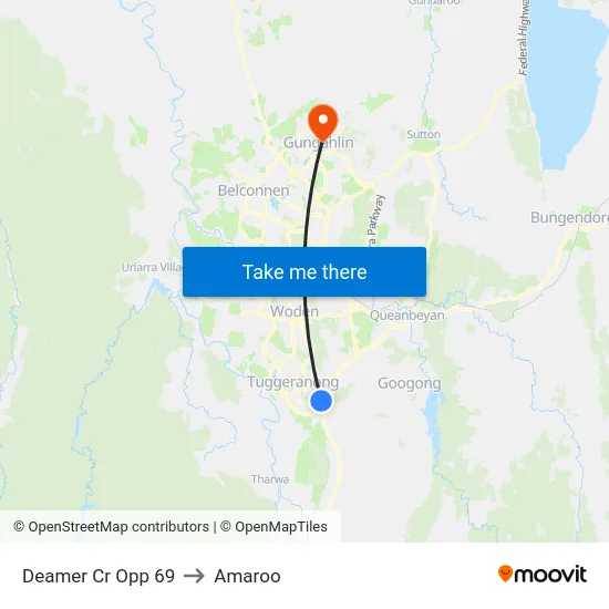 Deamer Cr Opp 69 to Amaroo map