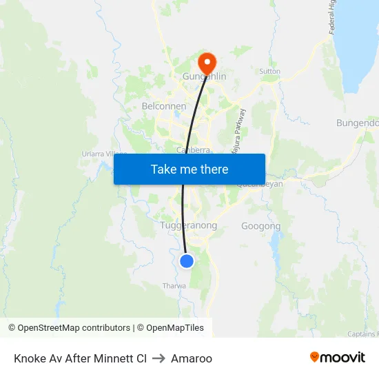 Knoke Av After Minnett Cl to Amaroo map