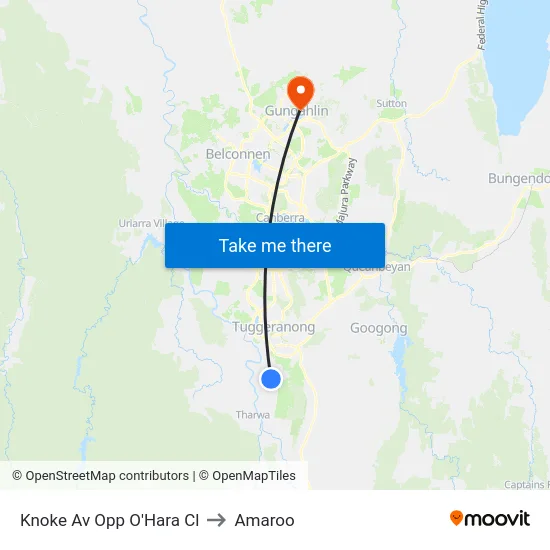 Knoke Av Opp O'Hara Cl to Amaroo map
