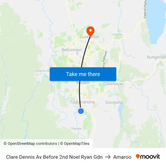 Clare Dennis Av Before 2nd Noel Ryan Gdn to Amaroo map